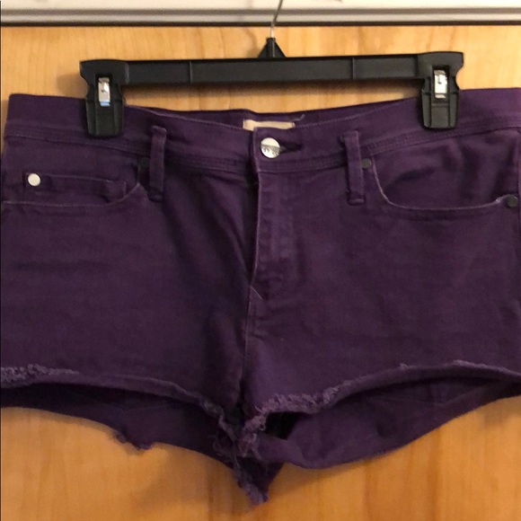 Roxy Pants - Purple denim shorts